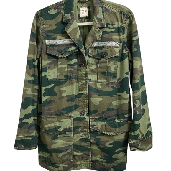 GAP Women's Camouflage Jacket - Picture 1 of 2